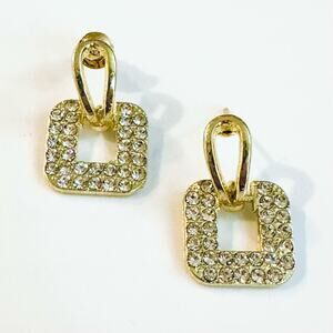 Rhinestone Drop Earrings
